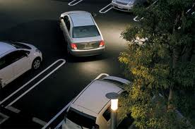 reverse angle parking